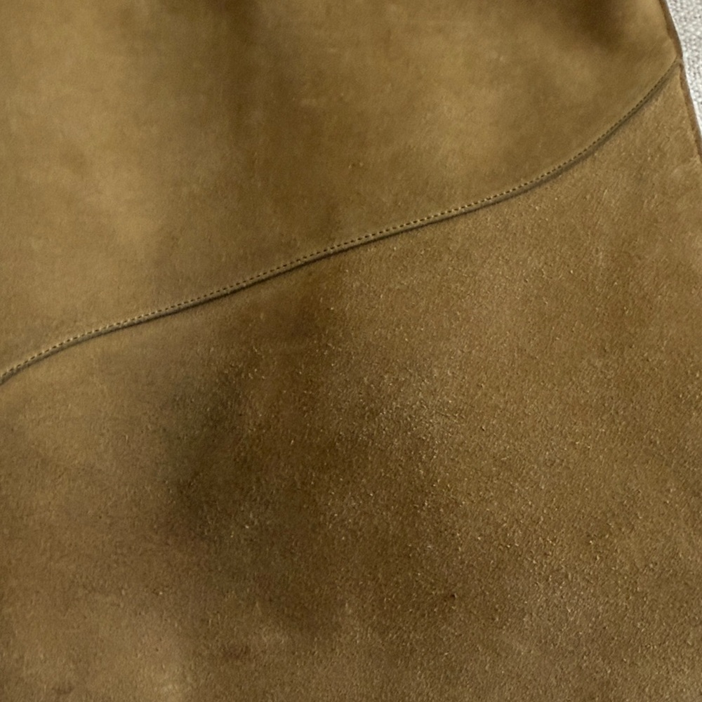ATP Atelier Olive Suede Shoulder Bag - Picture 3 of 9